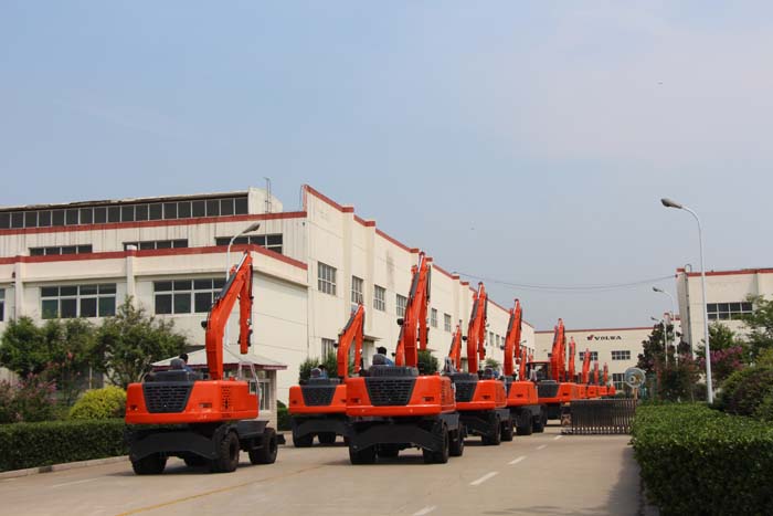 熱烈祝賀沃爾華集團(tuán) 60臺(tái)輪式挖掘機(jī)批量出口泰國(guó) 熱烈祝賀沃爾華集團(tuán) 60臺(tái)輪式挖掘機(jī)批量出口泰國(guó)